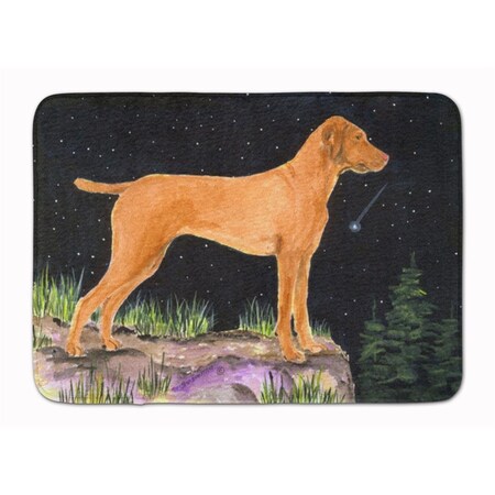 Carolines Treasures Starry Night Vizsla Machine Washable Memory Foam Mat SS8478RUG